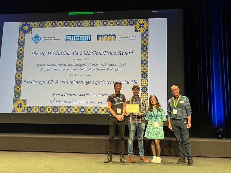 DIS wins best demo award at ACM Multimedia 2022