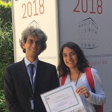 Best paper award for paper co-authored by Francesca de Simone at EUSIPCO 2018