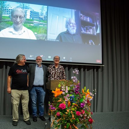 Four quantum information pioneers speaking at QuSoft event at CWI