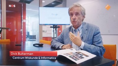 CWI Fellow Dick Bulterman in the NOS 6 and 8'O Clock News on 4 September 2023