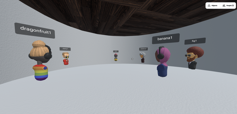 Screenshot van het VR experiment