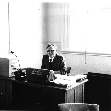 Aad van Wijngaarden, 1951 (foto: CWI).