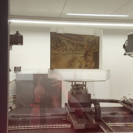 CT scan by CWI reveals hidden double-panel painting from Rubens studio