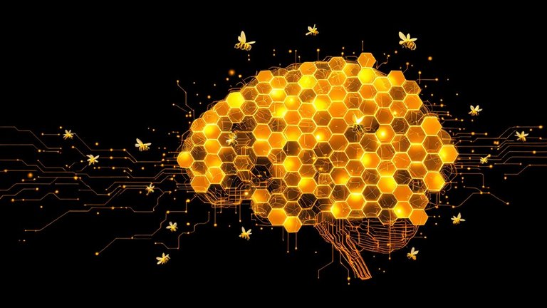 Human brain as a hive