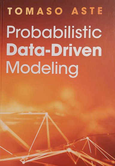 Book cover "Probabilistic data-driven modeling"