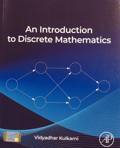 Book cover "An introduction to discrete mathematics"