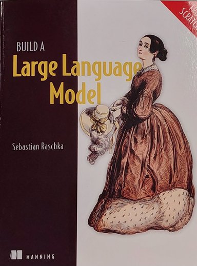 Book cover "Build a large language model from scratch"