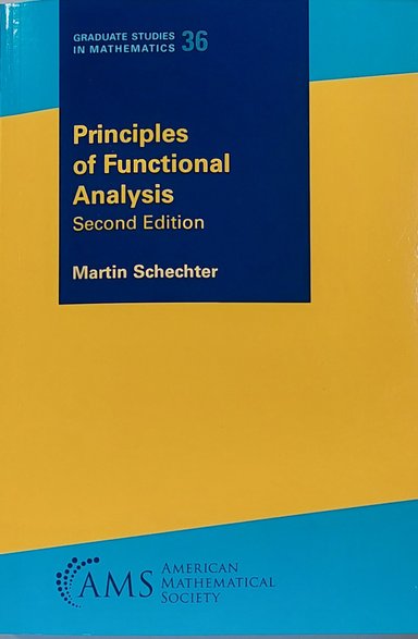 Book cover "Principles of functional analysis" 2nd edition