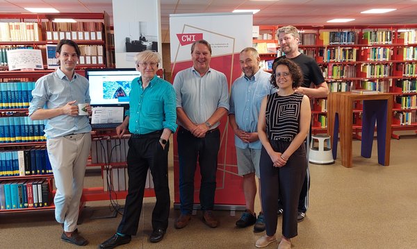 Opening SCION demo with NLnet, 14 August 2025 at CWI. (Foto: J. Borst; cropped.)