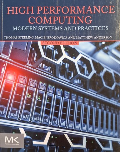 Book cover "High performance computing"