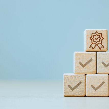 Conceptual image depicting a prize or award