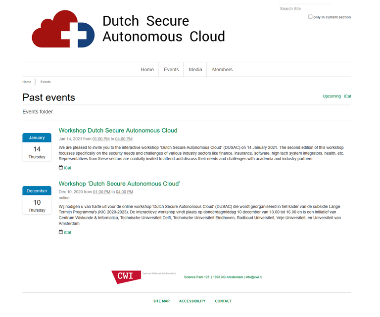 dusac.nl events page