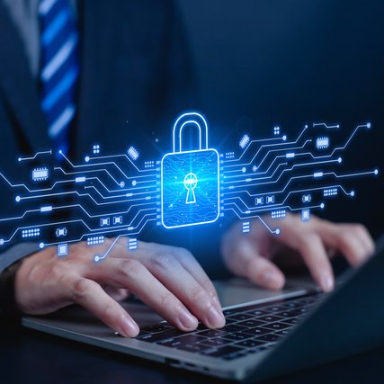 Conceptual image related to cyber security