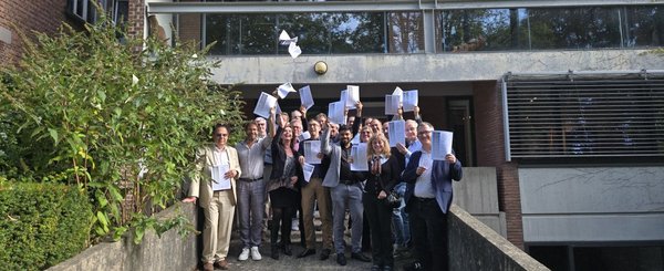 The delegation present in Brussels to launch the SRIA
