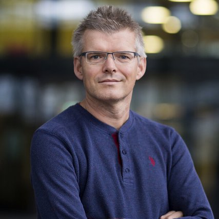 portrait of Stochastics group leader Bert Zwart